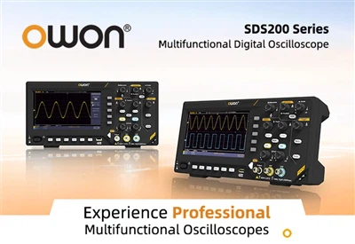 OWON iepazīstina ar jauno sākuma līmeņa digitālo osciloskopu SDS200 sēriju!